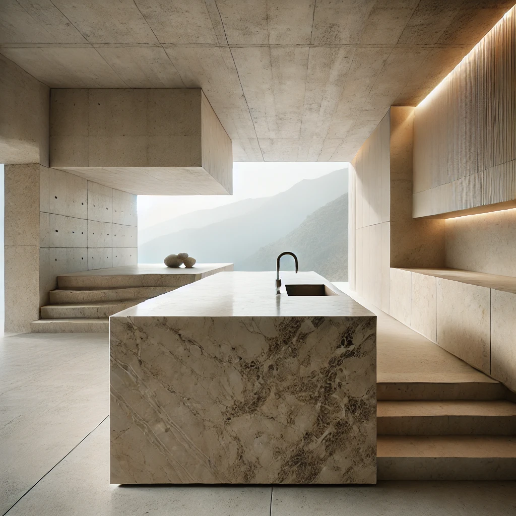 Bianca Censori - Design Interior - Piatra Naturala - Arhitect