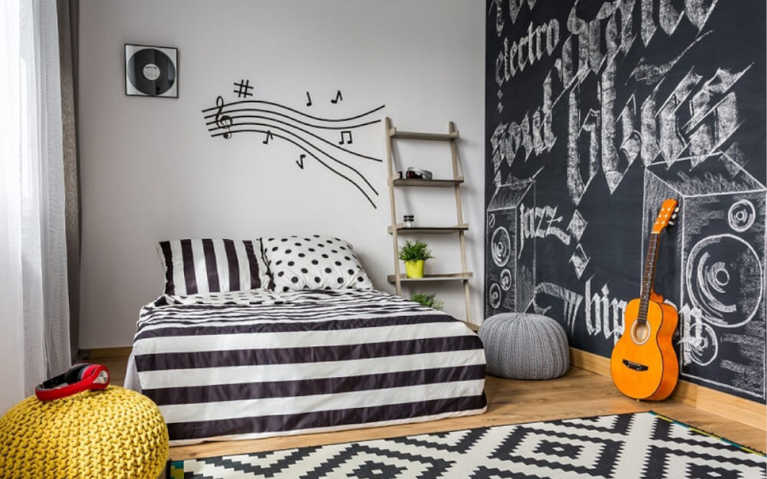 Dormitor modern pentru adolescenti