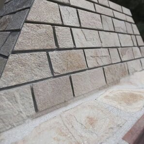 Gratar Gradina 'Mare' - Placat cu piatra decorativa