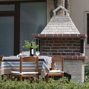 Gratar Gradina 'Mare' - Placat cu piatra decorativa