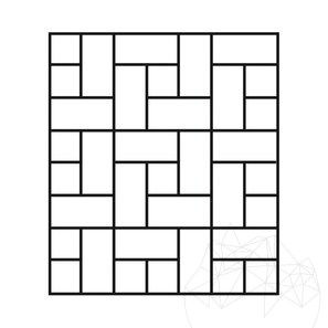 Travertin Classic Cross Periat si Daltuit, 61 x 40.6 x 3 cm