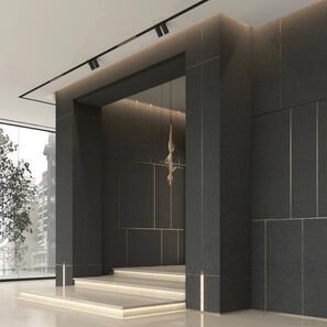 Lastra Granit Black Crystal Velvet Design 3CM