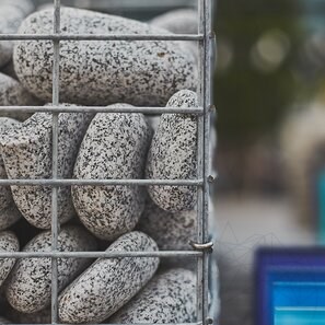 Pebbles Granit Bianco Sardo 6-10 cm KG