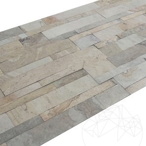Ardezie Flexibila SKIN Panel Express - Tan, 60x15 cm | Ideal pt. Placari Exterioare/Interioare