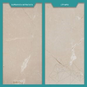 Marmura Burdur Beige Polisata, 61 x 30.5 x 1.25 cm