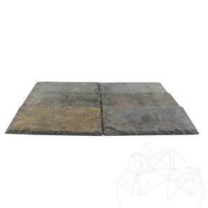 Ardezie Multicolora Noisette Natur si Daltuita 15 x 30cm - Acoperis / Vertical