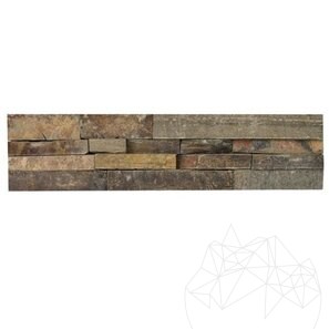Panel Ardezie Brown 15 x 60cm
