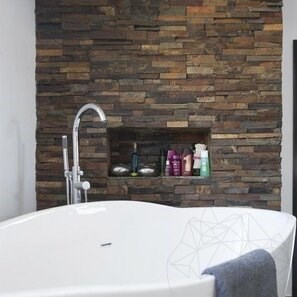 Panel Ardezie Brown 15 x 60cm