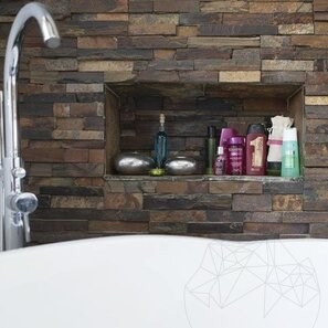 Panel Ardezie Brown 15 x 60cm