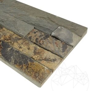 Panel Ardezie Brown 15 x 60cm