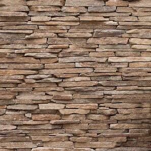 Ardezie Rusty Brown 3D Strips | Piatra Decorativa pt. Placari Verticale, Exterior-Interior (10-12/palet)