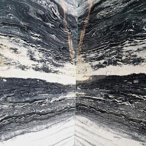 Lastra Marmura Azur Black Polisata, 2 cm