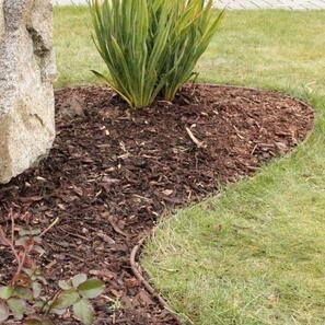 BERA - Bordura flexibila B-EDGE SMART, maro, L: 12 m x H: 10 cm