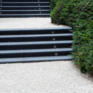 BERA - Profil fagure Pro XXL - pentru stabilizarea pietrisului, alb, 2292 x 1176 x 32 mm