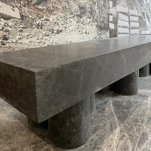 Banca gradina PureMess Marmura Ceppo, 180 x 50 x 44 cm