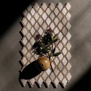 Mozaic Marmura Beige & Travertin Yellow Maze Polisat, 30.5 x 30.5 cm