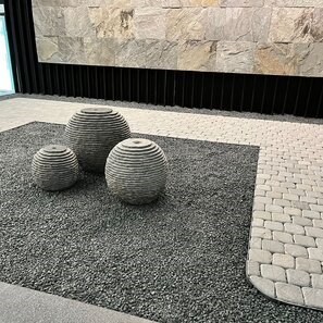 Bila Decorativa Gri Antracit pentru Gradina, 50 cm