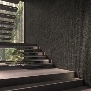 Lastra Granit Black Crystal Lineal Extreme Dark Design 2CM