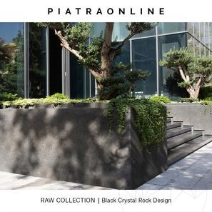 Lastra Granit Black Crystal Rock Design 3CM