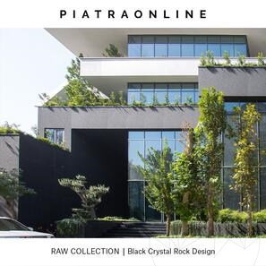 Lastra Granit Black Crystal Rock Design 2CM