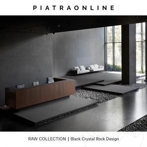 Lastra Granit Black Crystal Rock Design 2CM