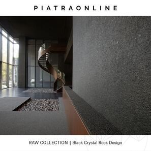 Lastra Granit Black Crystal Rock Design 2CM