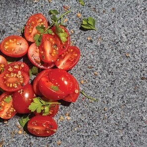 Blat copt granit Padang Dark Mat 50 x 30 x 2 cm