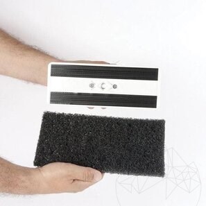 LTP Burete negru abraziv Profesional - Curata suprafetele dificile (indepartaeaza murdaria, adezivul, chitul)