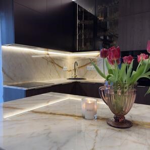 Lastra Marmura Calacatta Gold Polisata, 2 cm