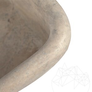 Chiuveta Arco Travertine Kashmir KS-025 SCAS2, 47 x 47 x 19 cm