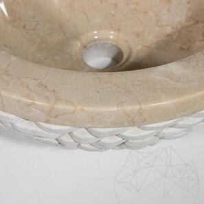 Chiuveta Matia Marmura Beige Pebbles