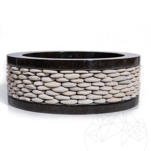 Chiuveta Matia Marmura Black Circles