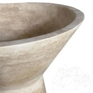 Chiuveta Tao Antros - Travertin Classic, 50 x 85 cm