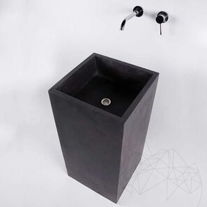 Chiuveta Autograph Andezit Pure Black Mat 42 x 42 x 85 cm