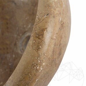 Chiuveta Matia travertin Latte RS-19, 41 x 16 cm