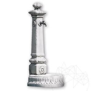 Cismele Gradina Fontana Amone F 23 - (Finisaj Gri Antic) - Lichidare stoc