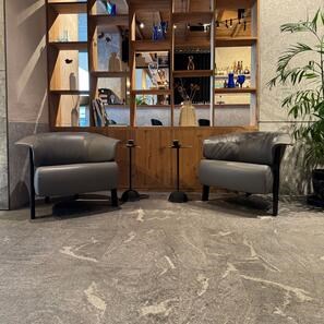 Piatra Sinterizata L'ALTRA PIETRA Colosseo Grigioni, 60 X 60 X 2 cm, R11 - Antiderapanta pt exterior