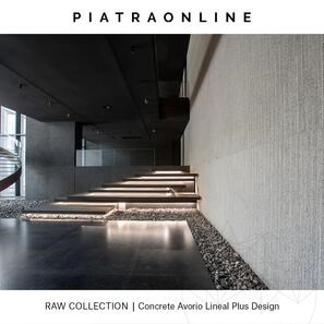 Lastra Granit Concrete Avorio Lineal Plus Design 2CM