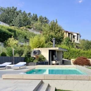 Bordura Piscina U (Copertina) - Piatra Sinterizata, 30X90X2XH5 Cm