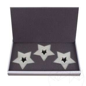 Decor Craciun - Snowflake Marmura Thassos SET (6  buc)