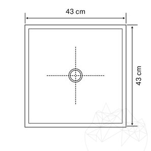 Chiuveta Tao travertin classic SP-19, 42 x  82 cm