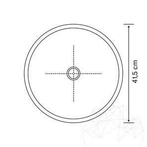 Chiuveta Matia travertin Latte RS-24