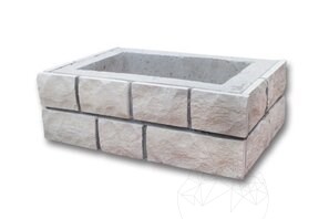 Pachet Gratar Gradina 'Mare' - Placat cu piatra decorativa