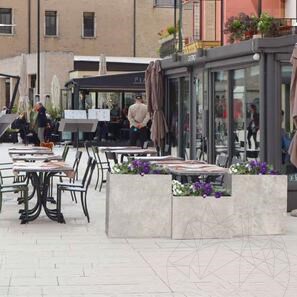 Jardiniera Fioriera - Piatra Sinterizata, 60X30X2XH60