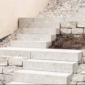 Treapta masiva Gradone - Piatra Sinterizata, 35X120X3XH15