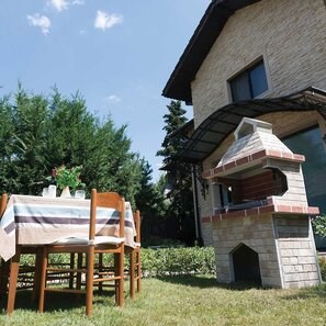 Gratar Gradina 'Mediu' - Placat cu piatra decorativa