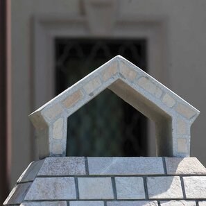 Gratar Gradina 'Mediu' - Placat cu piatra decorativa