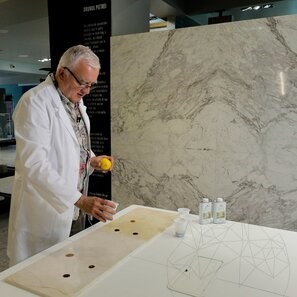 Kit Profesional "Safe Marble", 100 ML: Protectie Anticoroziva (lamai, vin, sucuri, otet etc) pt piatra naturala polisata