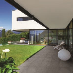 Piatra Sinterizata L'ALTRA PIETRA Castello Grey, 60 X 60 X 2 cm, R11 - Antiderapanta pt exterior