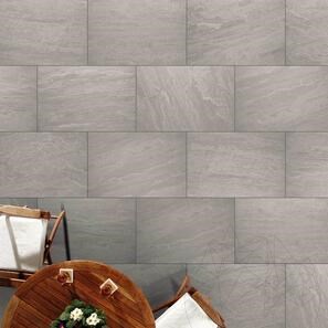 Piatra Sinterizata L'ALTRA PIETRA Tempio Kandla Grey, 60 X 90 X 2 cm, R11 - Antiderapanta pt exterior